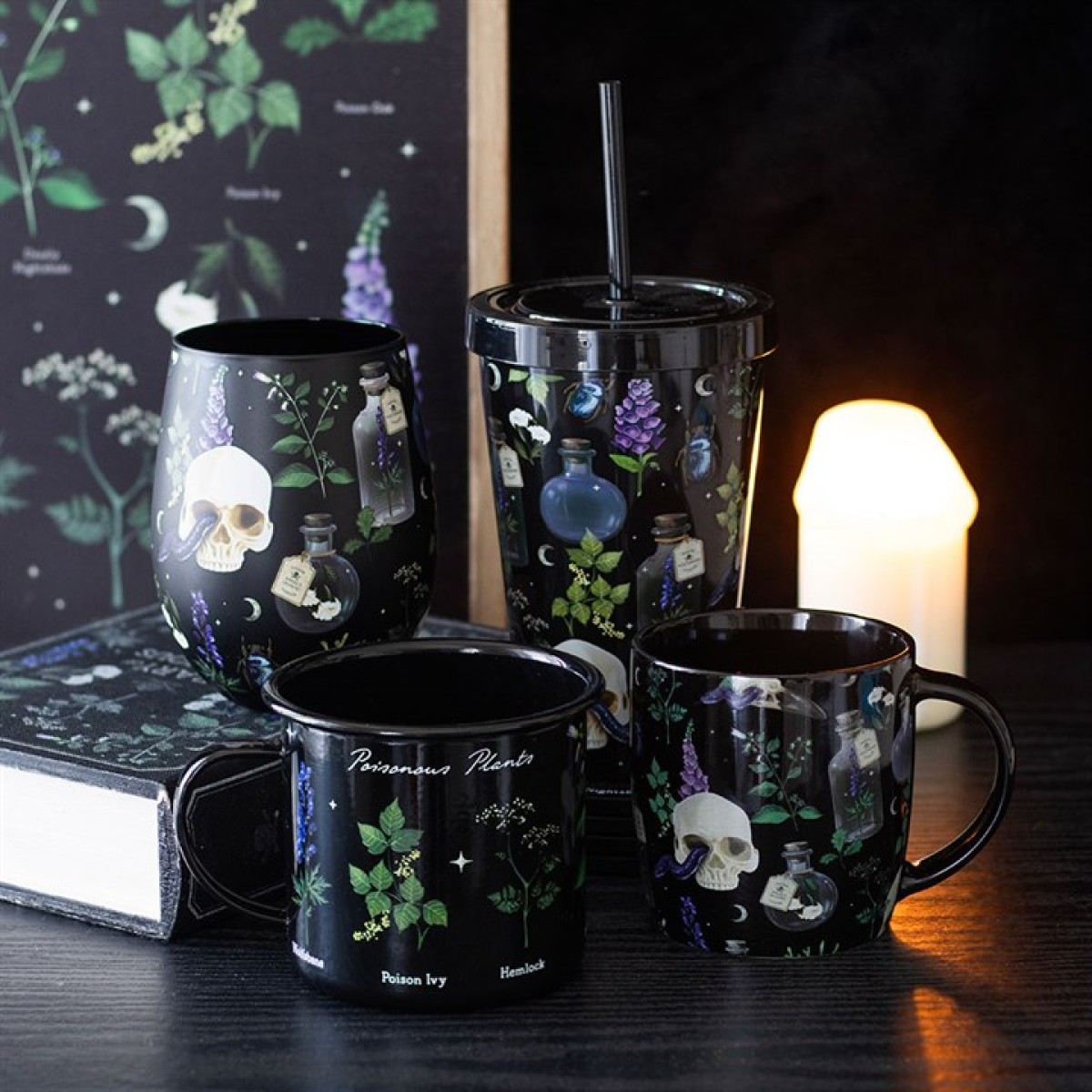 Poisonous Plants Enamel Mug