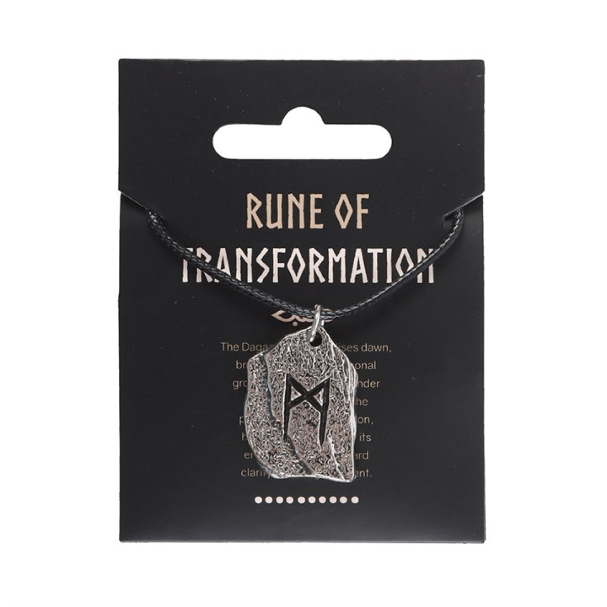 Pathway Rune Rune of Transformation Viking Cord Necklace – The Mystic Pathway
